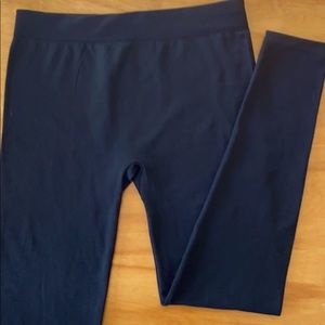 Time And Tru: Black Fleece Lined Leggings